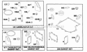 Gasket Sets Diagram and Parts List for 258702-0124-01  Briggs and Stratton Engine